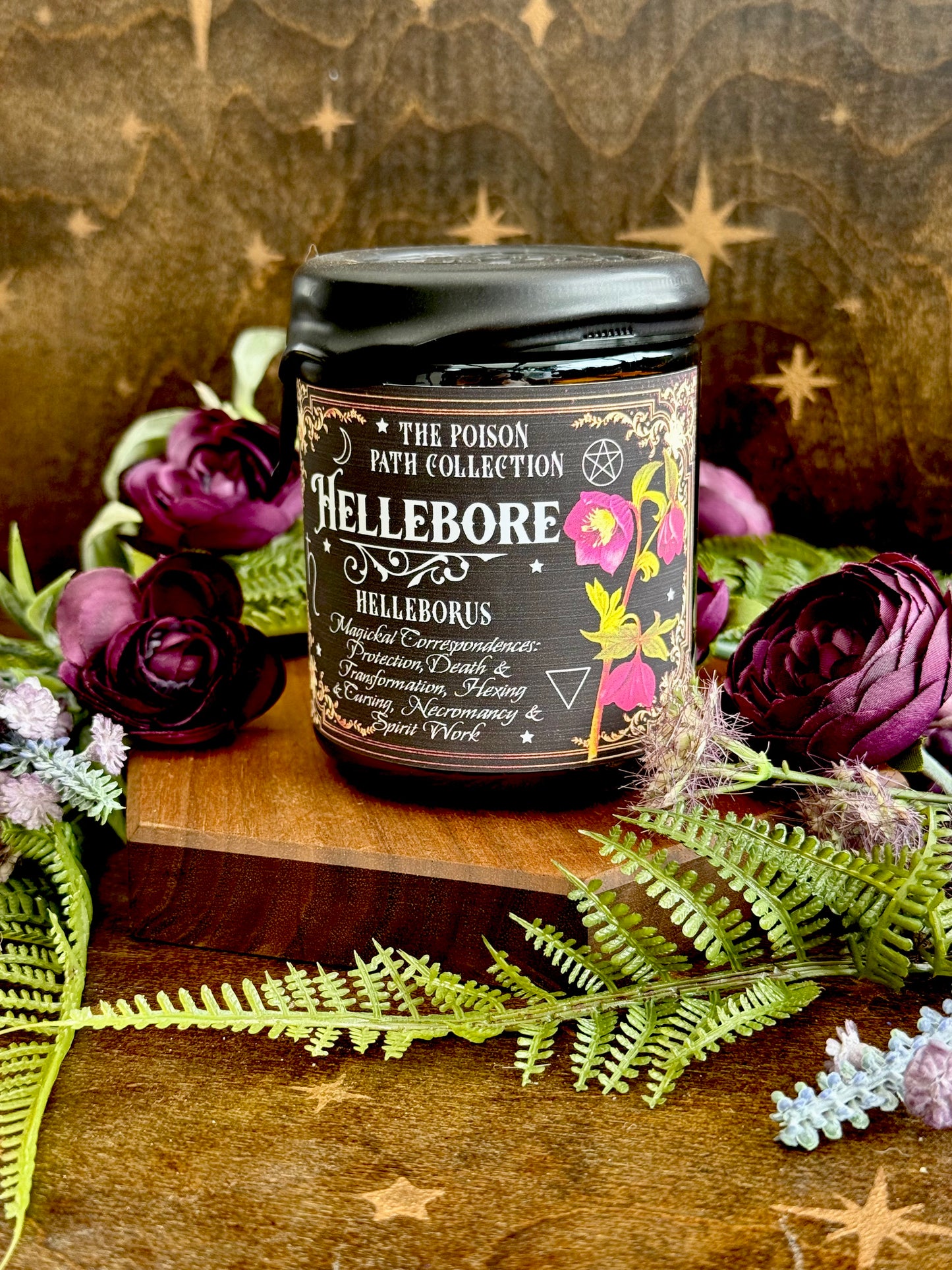 Hellebore Poison Path Witches Candle