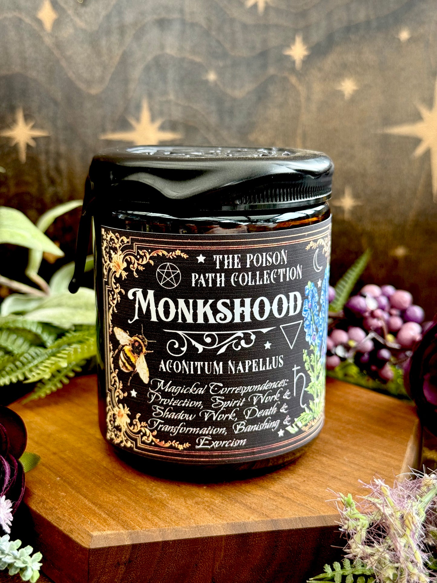 Monkshood Wolfsbane Poison Path Witches Candle