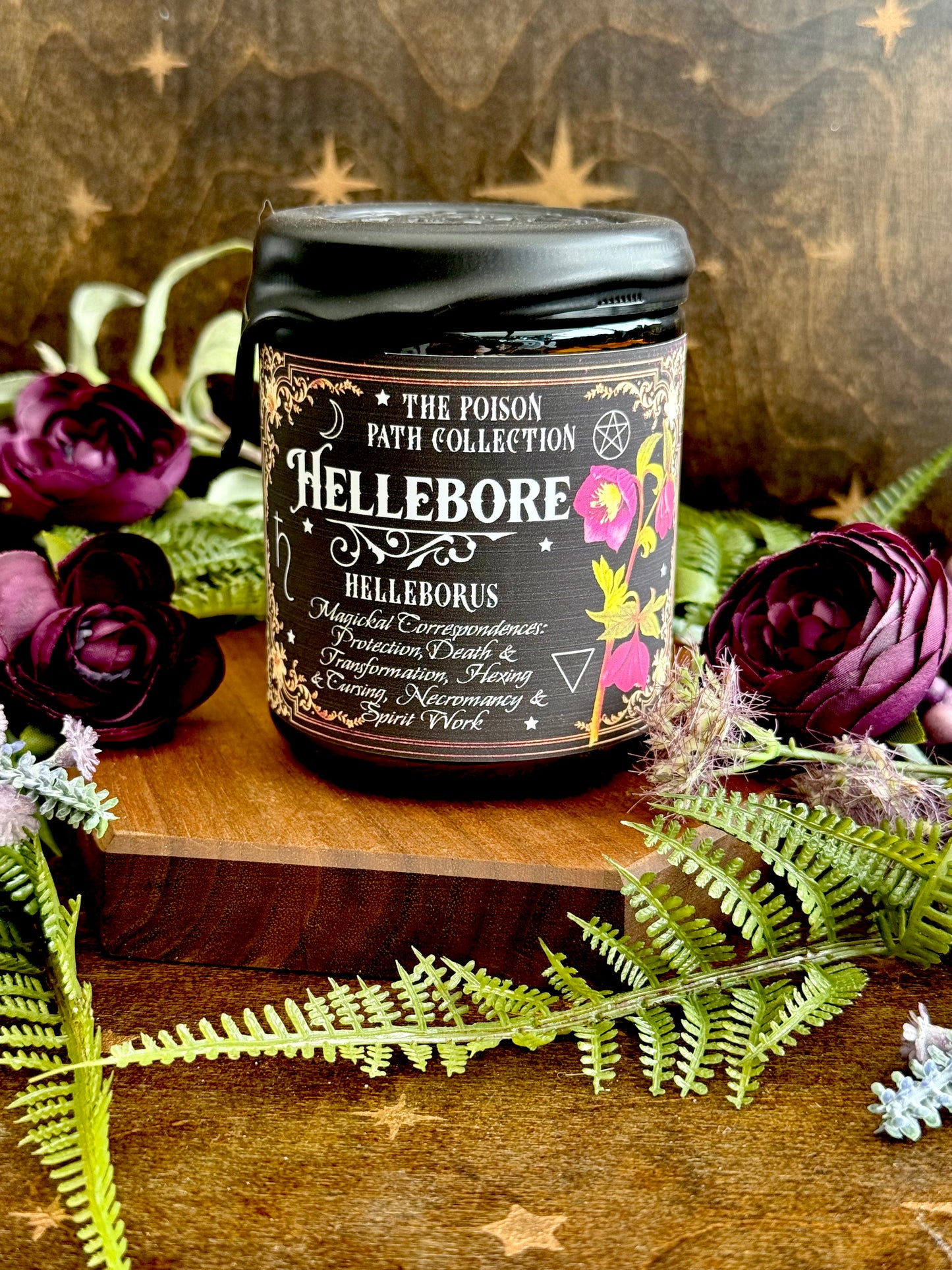 Hellebore Poison Path Witches Candle
