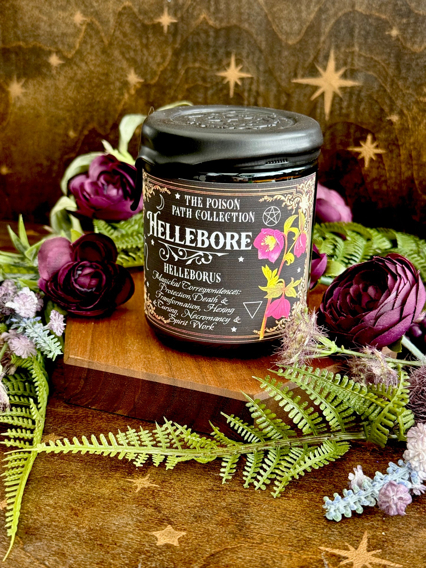 Hellebore Poison Path Witches Candle