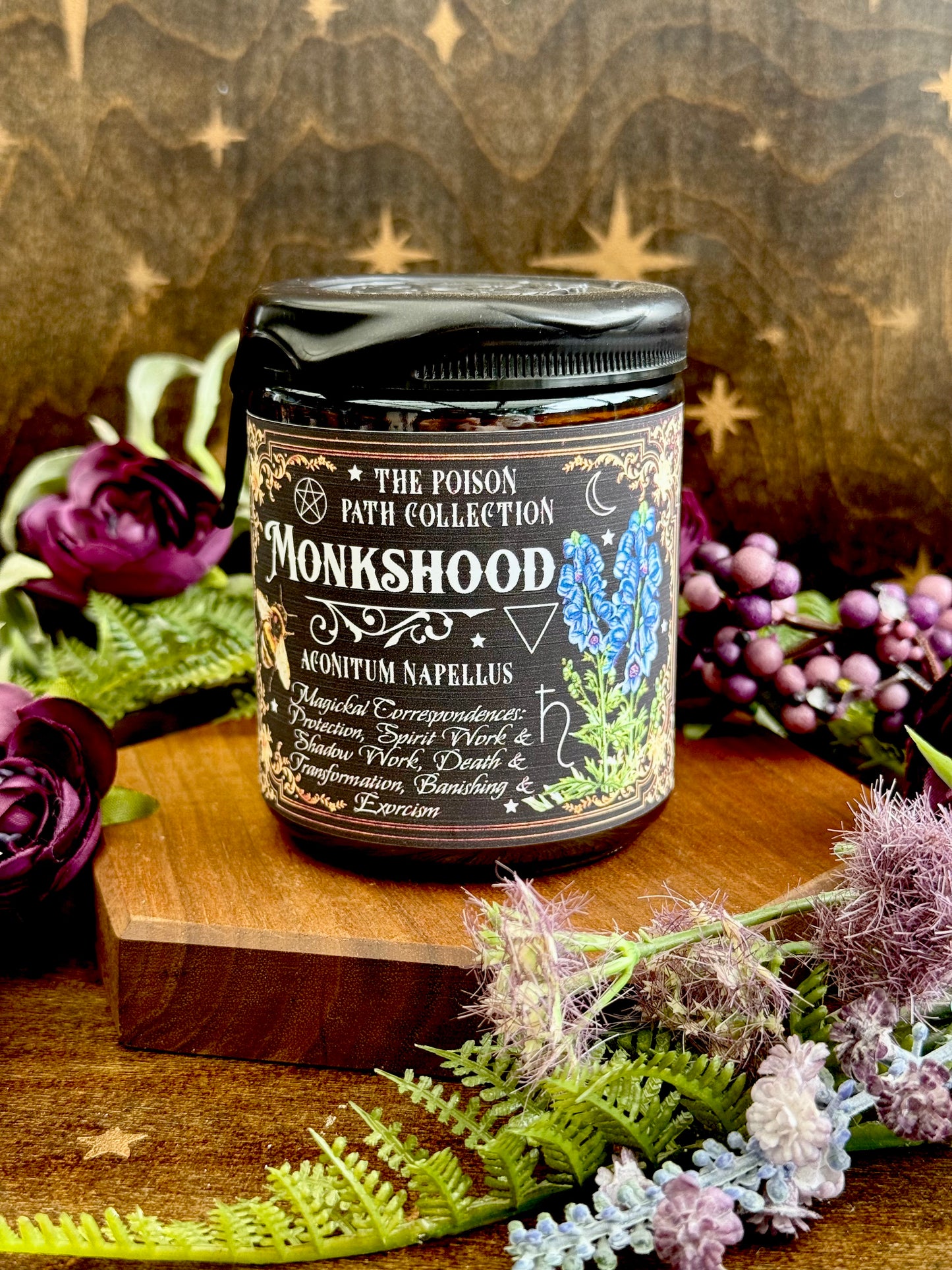 Monkshood Wolfsbane Poison Path Witches Candle