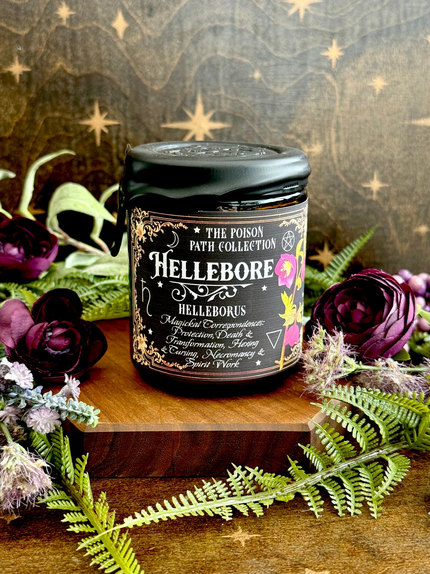 Hellebore Poison Path Witches Candle