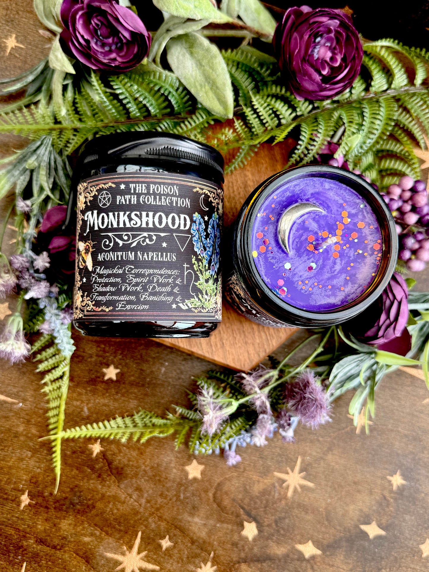 Monkshood Wolfsbane Poison Path Witches Candle
