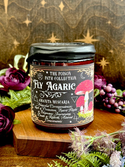 Fly Agaric Amanita Poison Path Witches Candle
