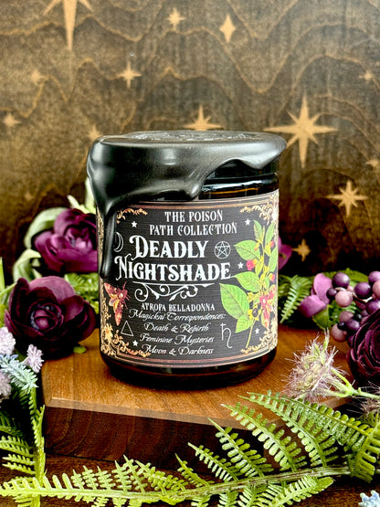Deadly Nightshade Poison Path Witches Candle