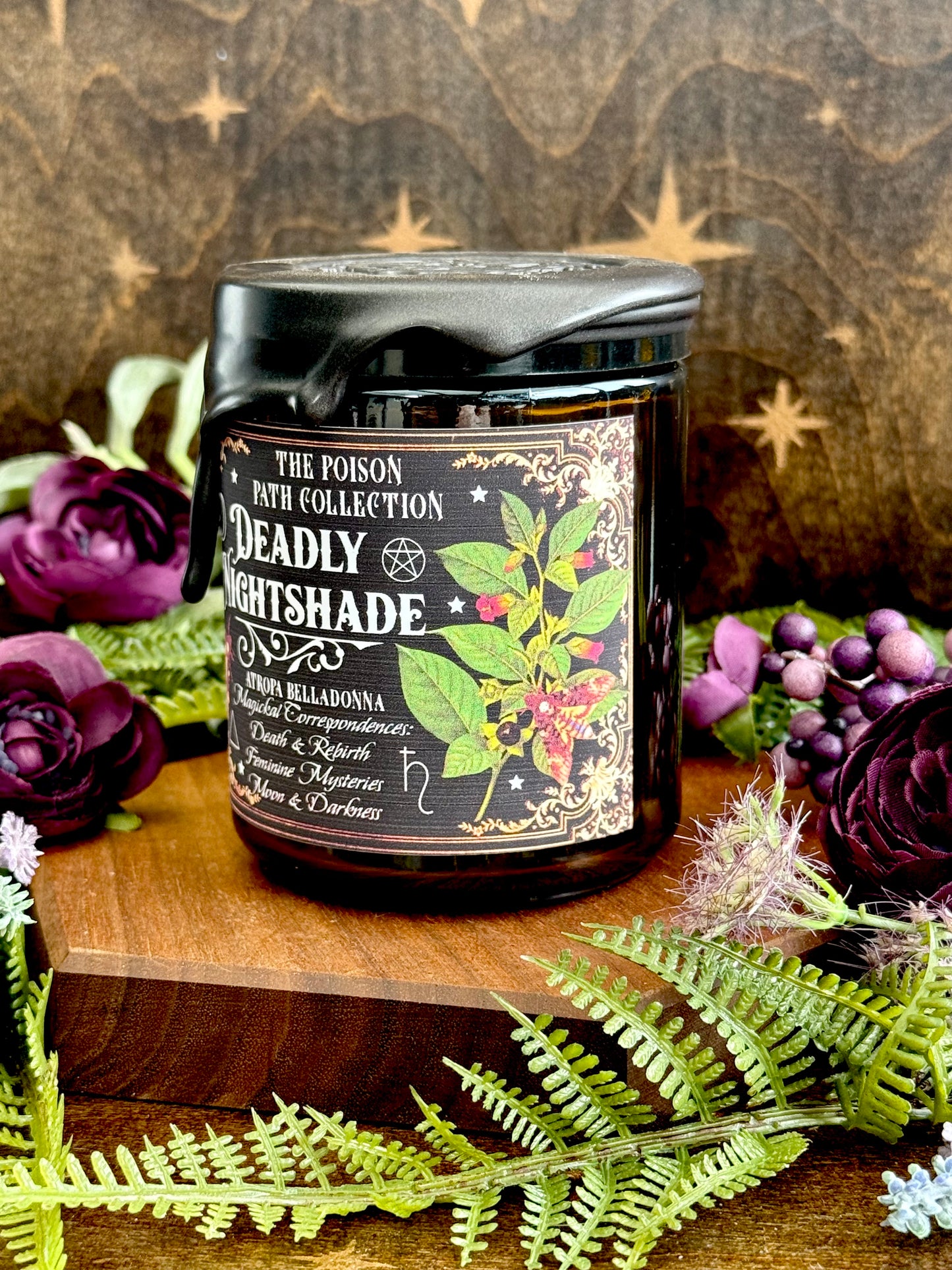 Deadly Nightshade Poison Path Witches Candle