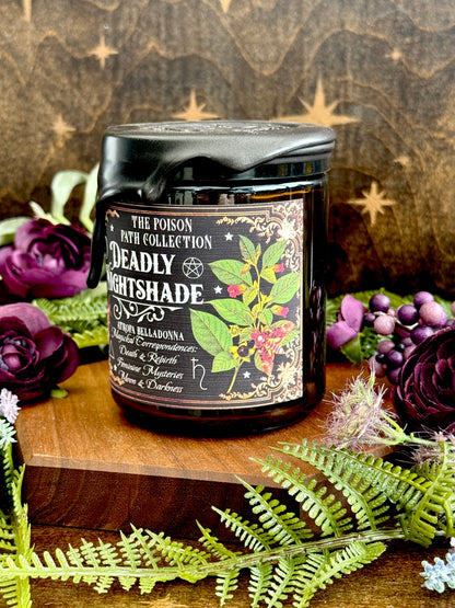 Deadly Nightshade Poison Path Witches Candle