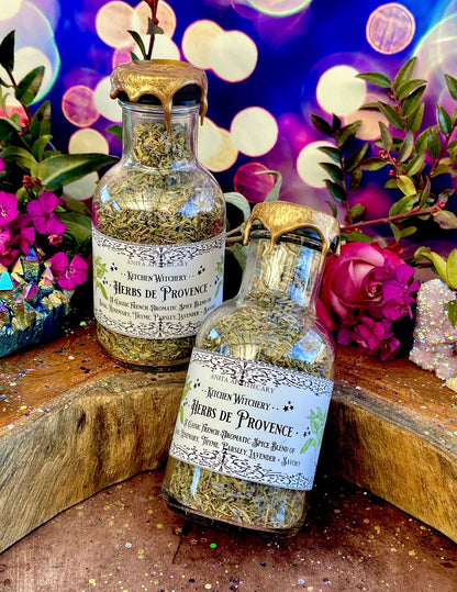 Herbs de Provence ~ French Cooking, cooking spices, cooking herbs, kitchen witchery, kitchen witch, Hearth witch, Anita Apothecary