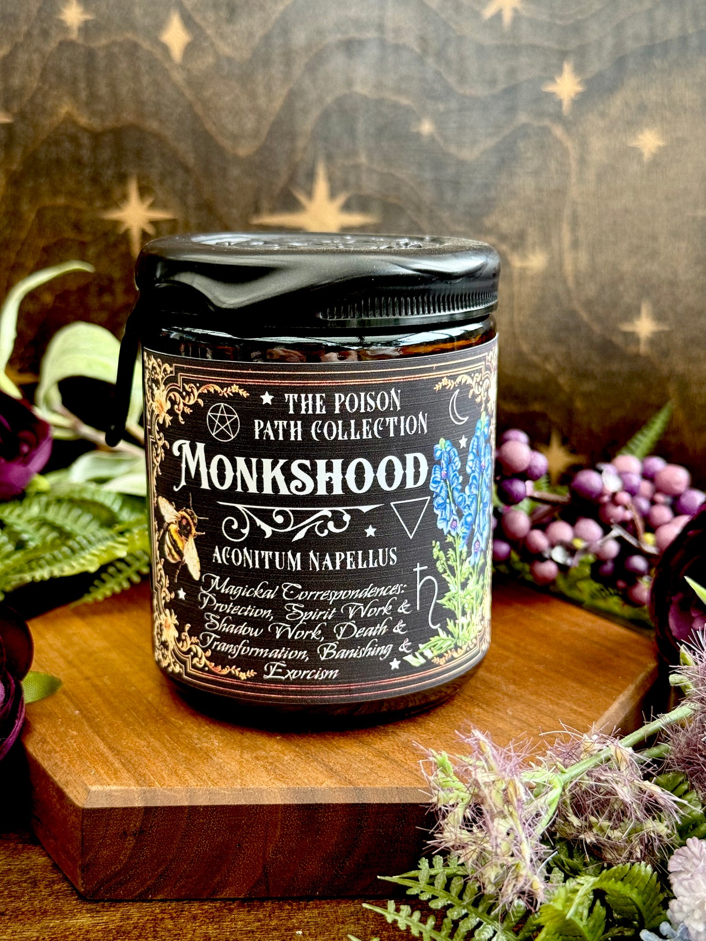 Monkshood Wolfsbane Poison Path Witches Candle