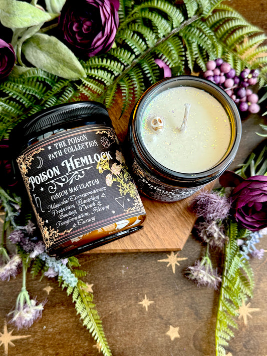 Poison Hemlock Witches Candle