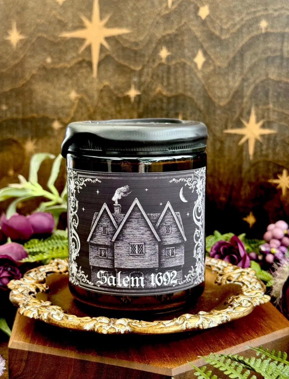 Salem Village Candle by Anita Apothecary ~ Witches of Salem Village, Witchcraft, Salem Witches, Salem Witch candle, Salem witch, witches