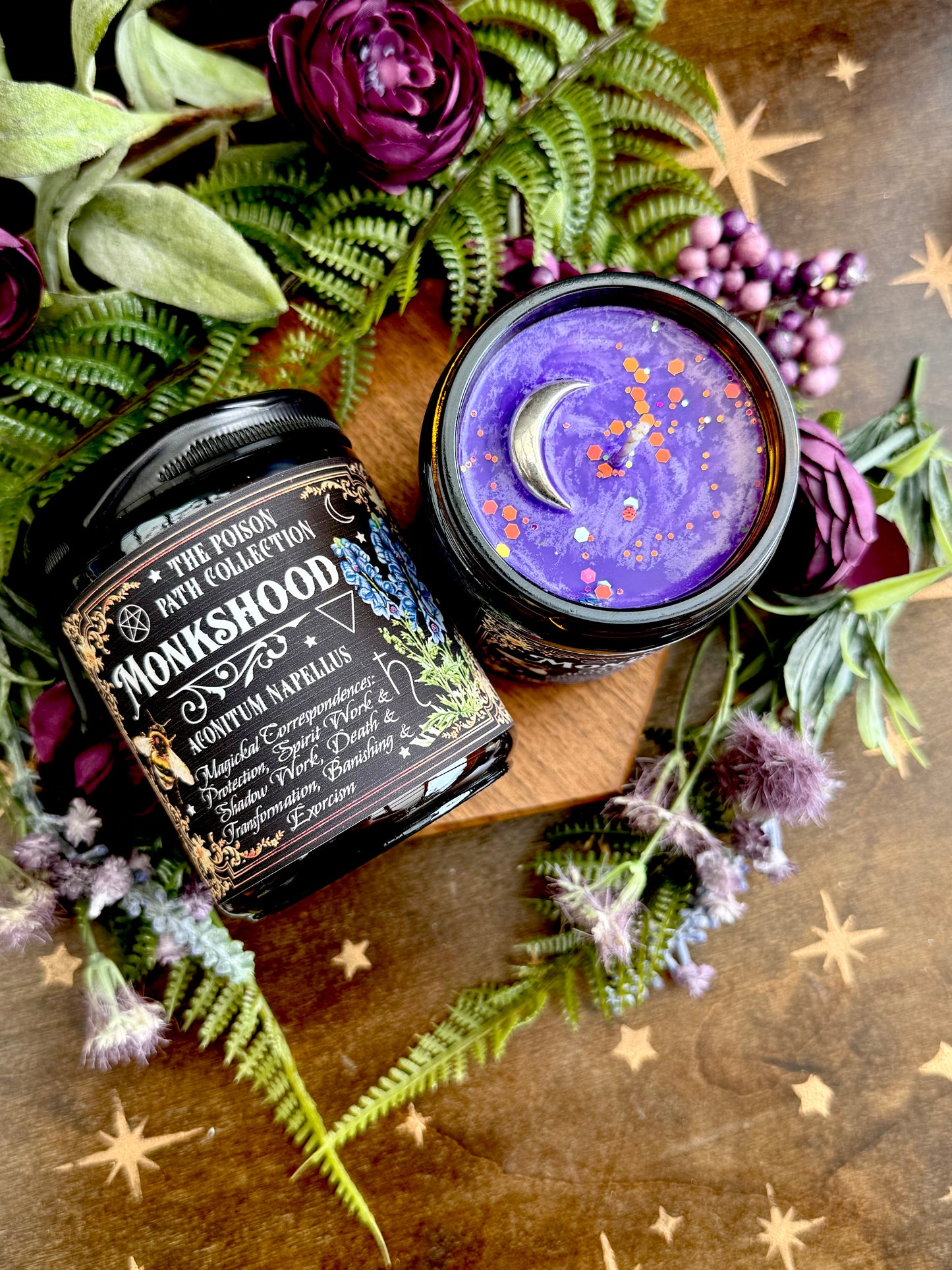 Monkshood Wolfsbane Poison Path Witches Candle