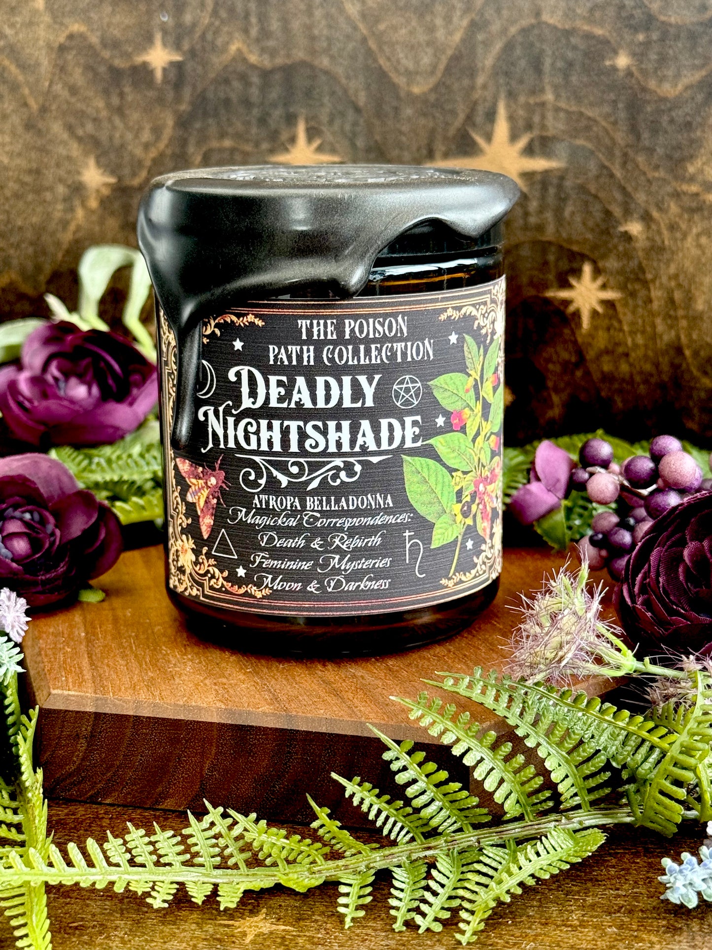 Deadly Nightshade Poison Path Witches Candle