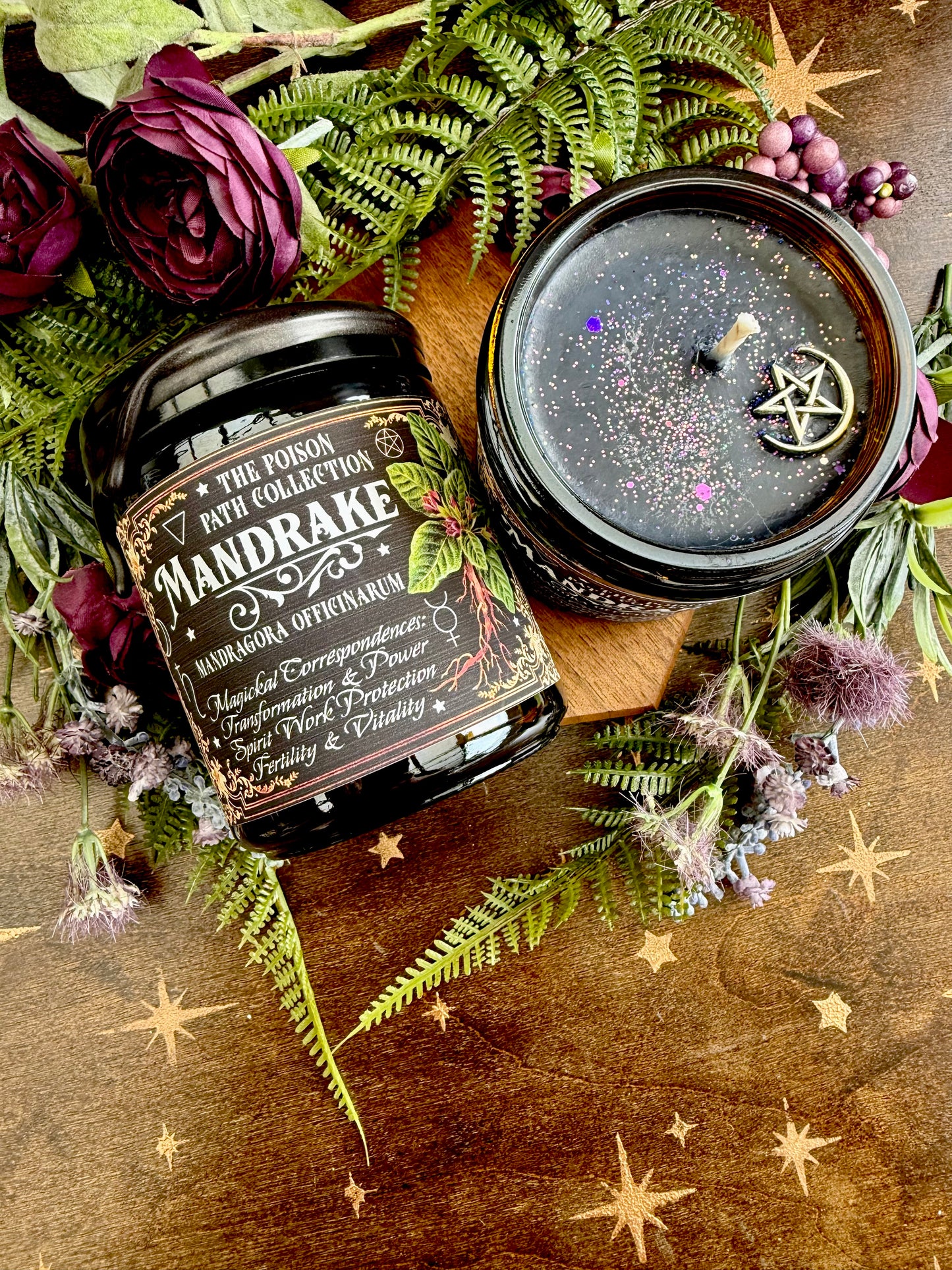 Mandrake Poison Path Witches Candle