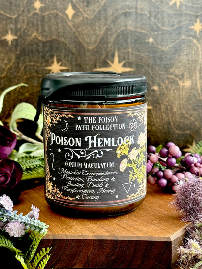 Poison Hemlock Witches Candle