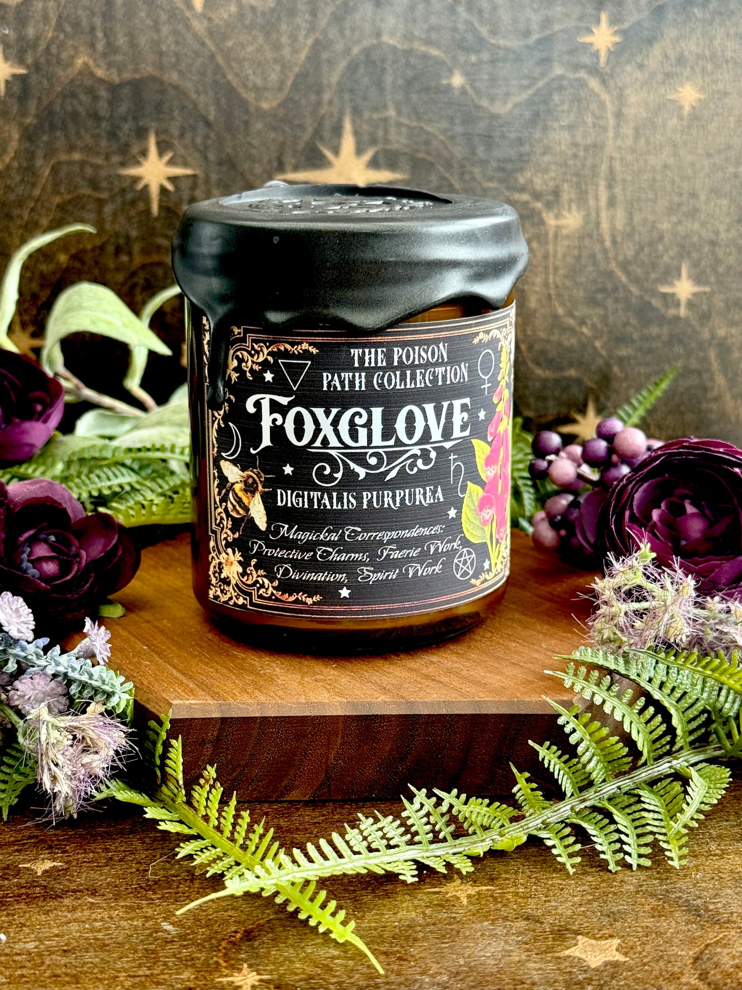 Foxglove Poison Path Witches Candle