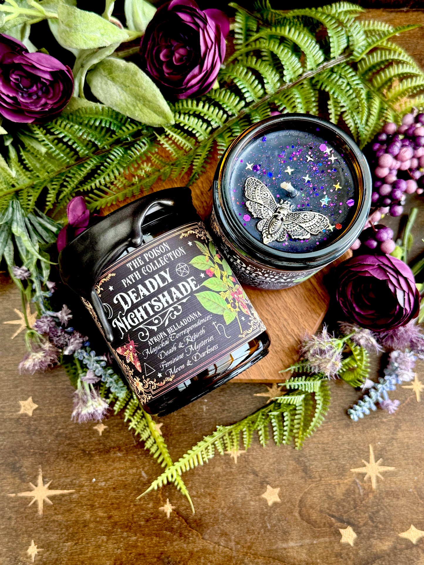 Deadly Nightshade Poison Path Witches Candle