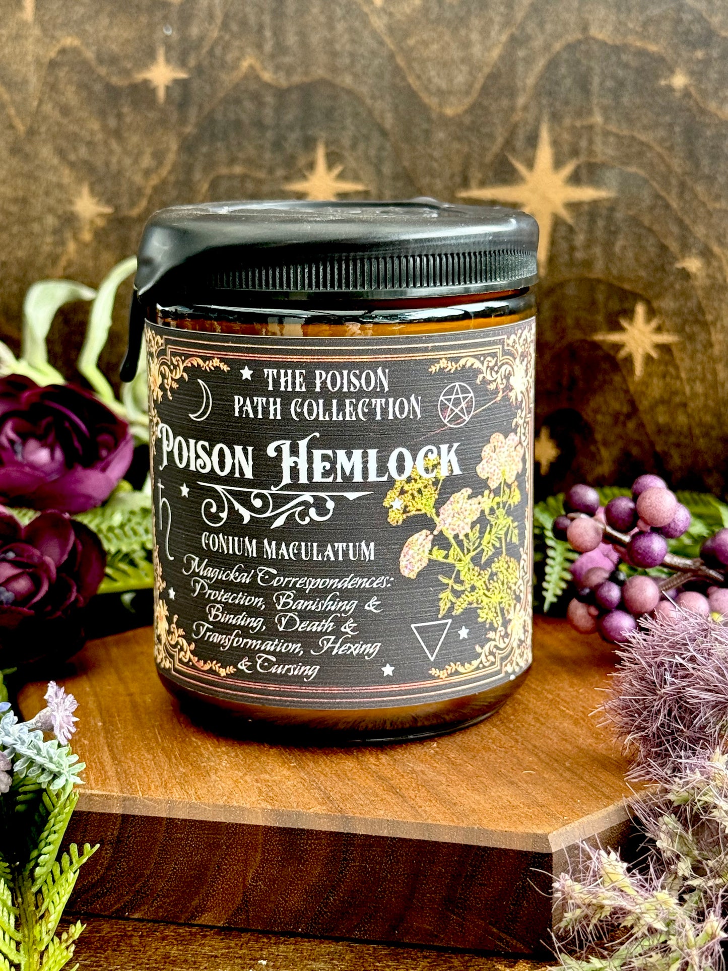 Poison Hemlock Witches Candle