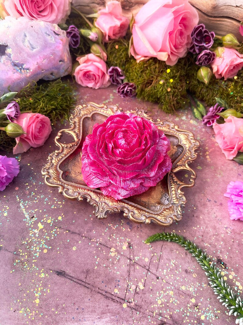 Pink Peony Soap | Anita Apothecary, Floral Soap, Garden lover gifts, Love Magick, Love Witch, Goddess Aphrodite, Love Spell, Green Witch