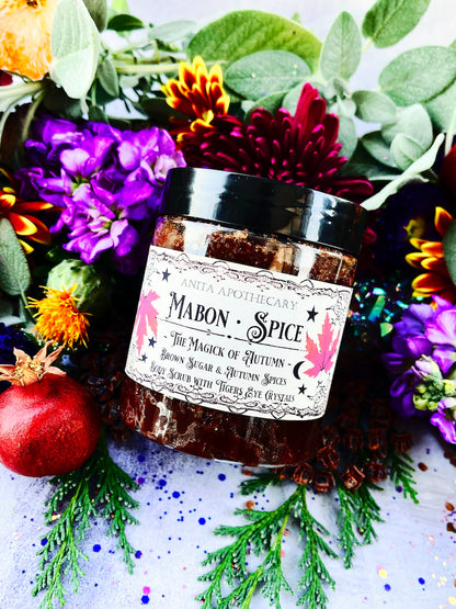 Mabon Spice Brown Sugar Scrub~ Mabon, Mabon Offering, Pumpkin Spice, Witch beauty, witchcraft oil, Anita apothecary, Pumpkin Scrub