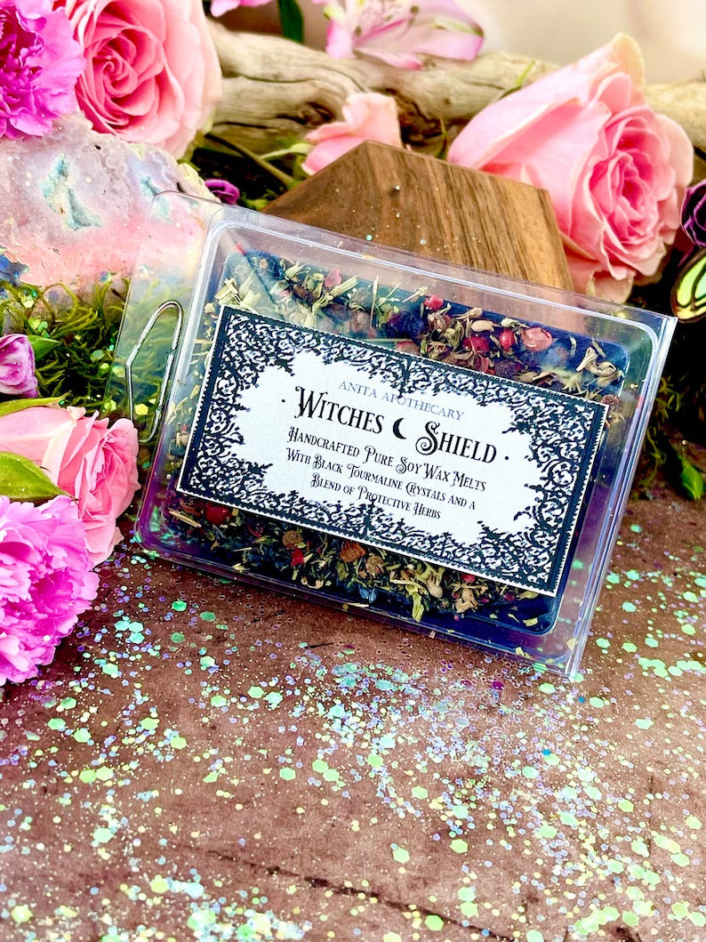 Witches Shield Wax Melts ~ Anita Apothecary, Ritual Oil, Witch Protection, Magick, Altar Tools, Kitchen Witch, Hedge Witch, Witch oils