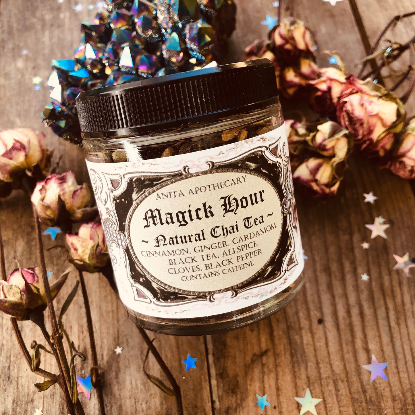 Magick Hour Chai ~ Anita Apothecary, Chai tea, Spiced Chai, Tradition Chai, Loose leaf tea, chai, Witches tea, tea party, herbal tea