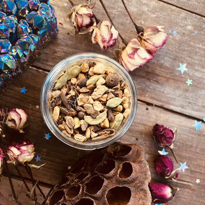 Magick Hour Chai ~ Anita Apothecary, Chai tea, Spiced Chai, Tradition Chai, Loose leaf tea, chai, Witches tea, tea party, herbal tea