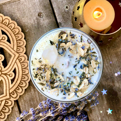 New Moon Spell Candle -Manifesting Lunar Ritual Candle~Dark Moon Phase Witchcraft candle witch candle Goddess Full Moon New Witch Moon