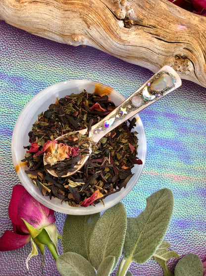 Wild Rose Garden Tea ~ Anita Apothecary, Herbal tea, loose leaf tea, Mother’s Day gift, rose tea, witches tea, tea gift, tea cup