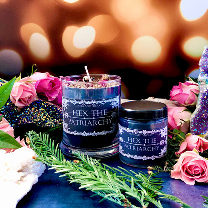 Hex the Patriarchy Candle ~ Activism, Womens Rights, Hex, Witchcraft, Witchcraft candle, spell candle, Anita Apothecary