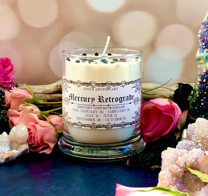 2023 Mercury Retrograde Soy Candle ~ Anita Apothecary, Mercury Retrograde, Retrograde Candle, Grounding Candle, Clove Candle