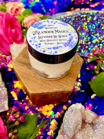 Glamour Magick Lavender Lip Scrub ~ Witch beauty, witchcraft oil, lip scrub, Empath Oil, Anita Apothecary