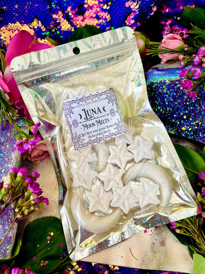 Luna Wax Melts ~ Luna Moon Goddess Wax Melts ~ Anita Apothecary, Soy Wax Melts, Wax Melts, Moon candle, Moon Decor