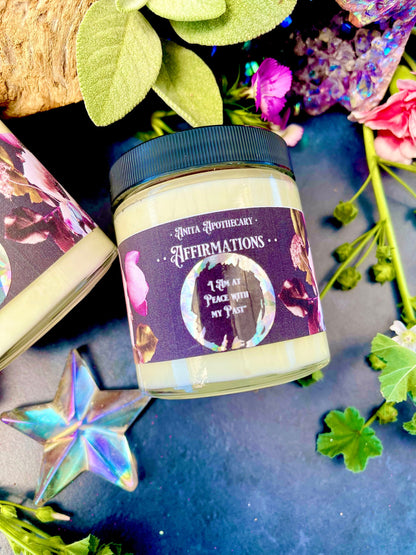 Affirmation Mystery Scratch Candle~ Anita Apothecary, Inspirational candle, Self Love Candle, Good Vibes Only, Self Improvement Candle