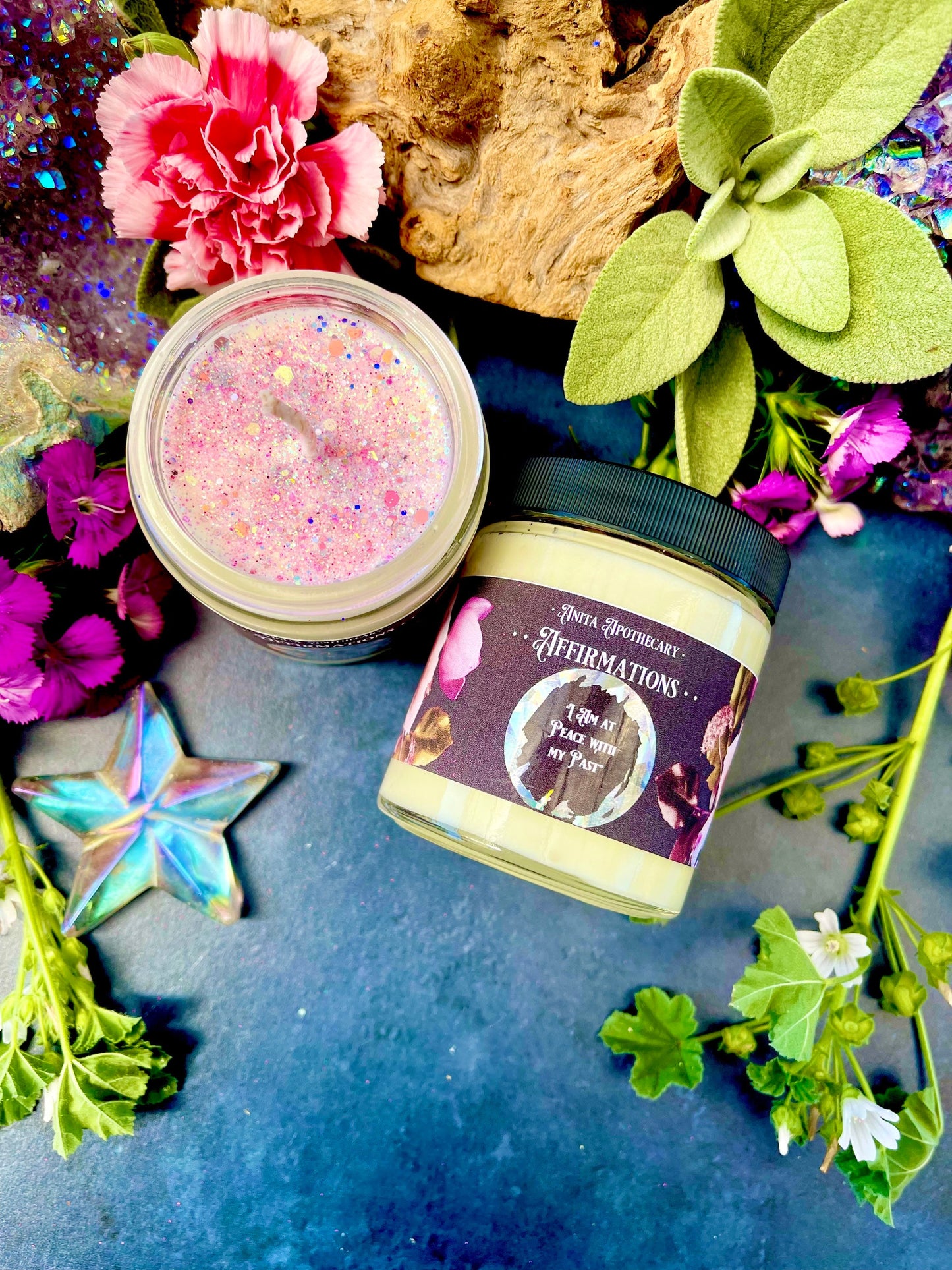 Affirmation Mystery Scratch Candle~ Anita Apothecary, Inspirational candle, Self Love Candle, Good Vibes Only, Self Improvement Candle