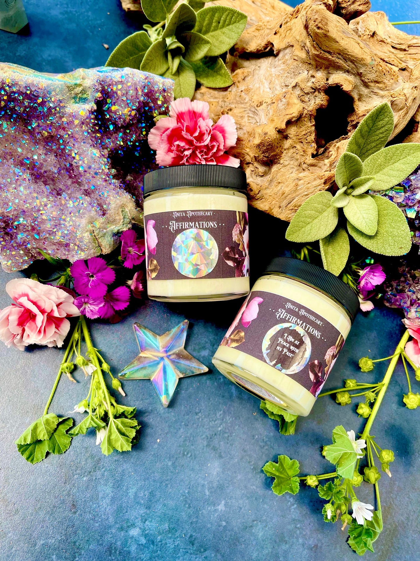 Affirmation Mystery Scratch Candle~ Anita Apothecary, Inspirational candle, Self Love Candle, Good Vibes Only, Self Improvement Candle