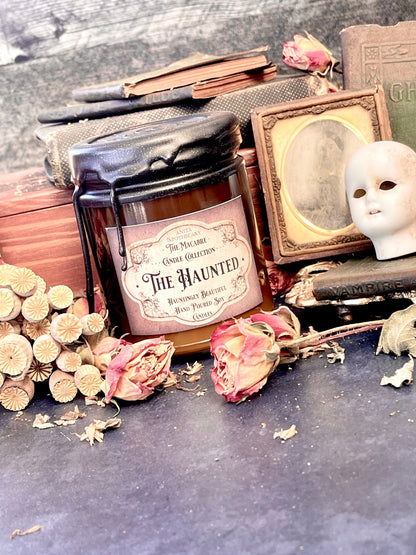 The Haunted- Anita Apothecary Candles, Haunted things, Victorian Candle, Victorian Vintage Books, Haunted Objects, Haunted House