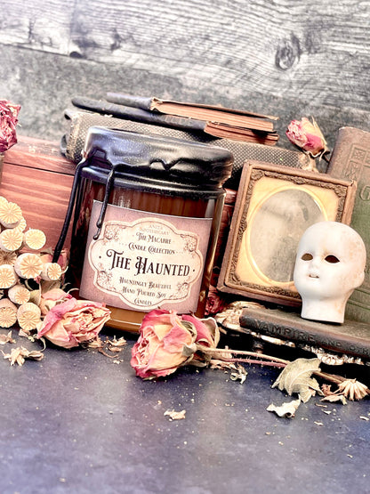 The Haunted- Anita Apothecary Candles, Haunted things, Victorian Candle, Victorian Vintage Books, Haunted Objects, Haunted House