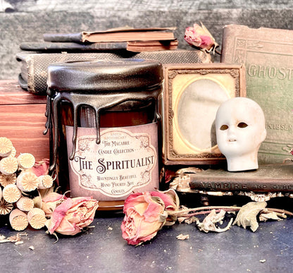 The Spiritualist ~ Anita Apothecary Candles, Spirituality Candle, Spiritualism, Victorian Books, Victorian Occult, Occult Candles