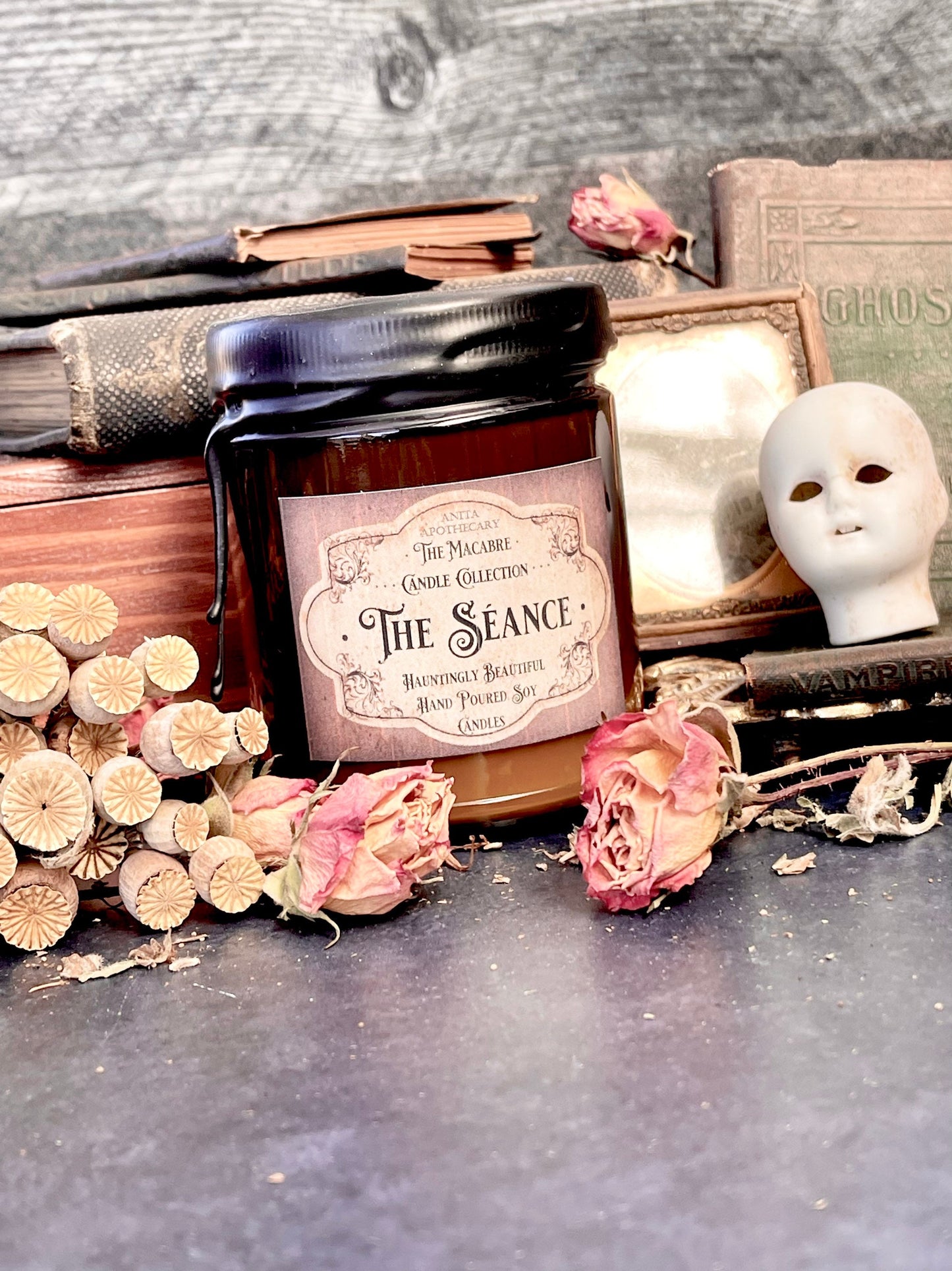 The Seance ~ Anita Apothecary Candles, Ouija Candle, Spiritualism, Victorian Aesthetic, Victorian Accessories, Occult Candles