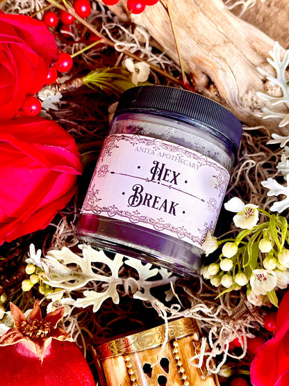 4oz Hex Break ~ Uncrossing candle, Witches spell candle, spell candle, Anita Apothecary, Witchcraft candle, Reversal candle, Hex, Hexing