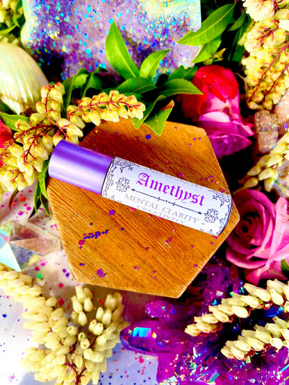 Amethyst Oil ~ Mental Clarity + Creativeness, Goddess oil, Witchcraft supplies, Ritual oil, Altar tools, Witch potion, Anita Apothecary