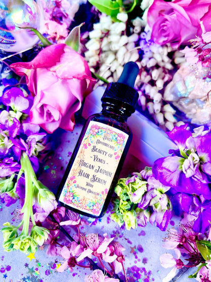 Beauty of Venus Argan Hair Serum ~ Anita Apothecary, Argan Hair Oil, Hair serum, Hair oil, Argan hair serum, Witches beauty