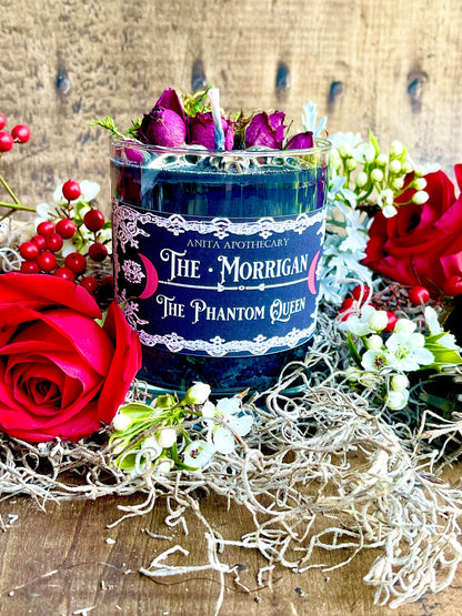 The Morrigan Candle ~ Anita Apothecary, Celtic goddess, The Morrighan, Phantom Queen, Celtic Witchcraft, Druidery