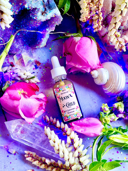 Moon Child Beauty Oil ~ Anita Apothecary, Celestial Oil, Jasmine Absolute, Neroli oil, Glamour, Rose Body Oil, Body Oil