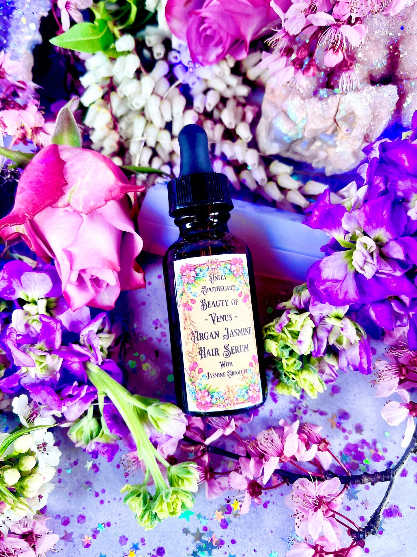 Beauty of Venus Argan Hair Serum ~ Anita Apothecary, Argan Hair Oil, Hair serum, Hair oil, Argan hair serum, Witches beauty