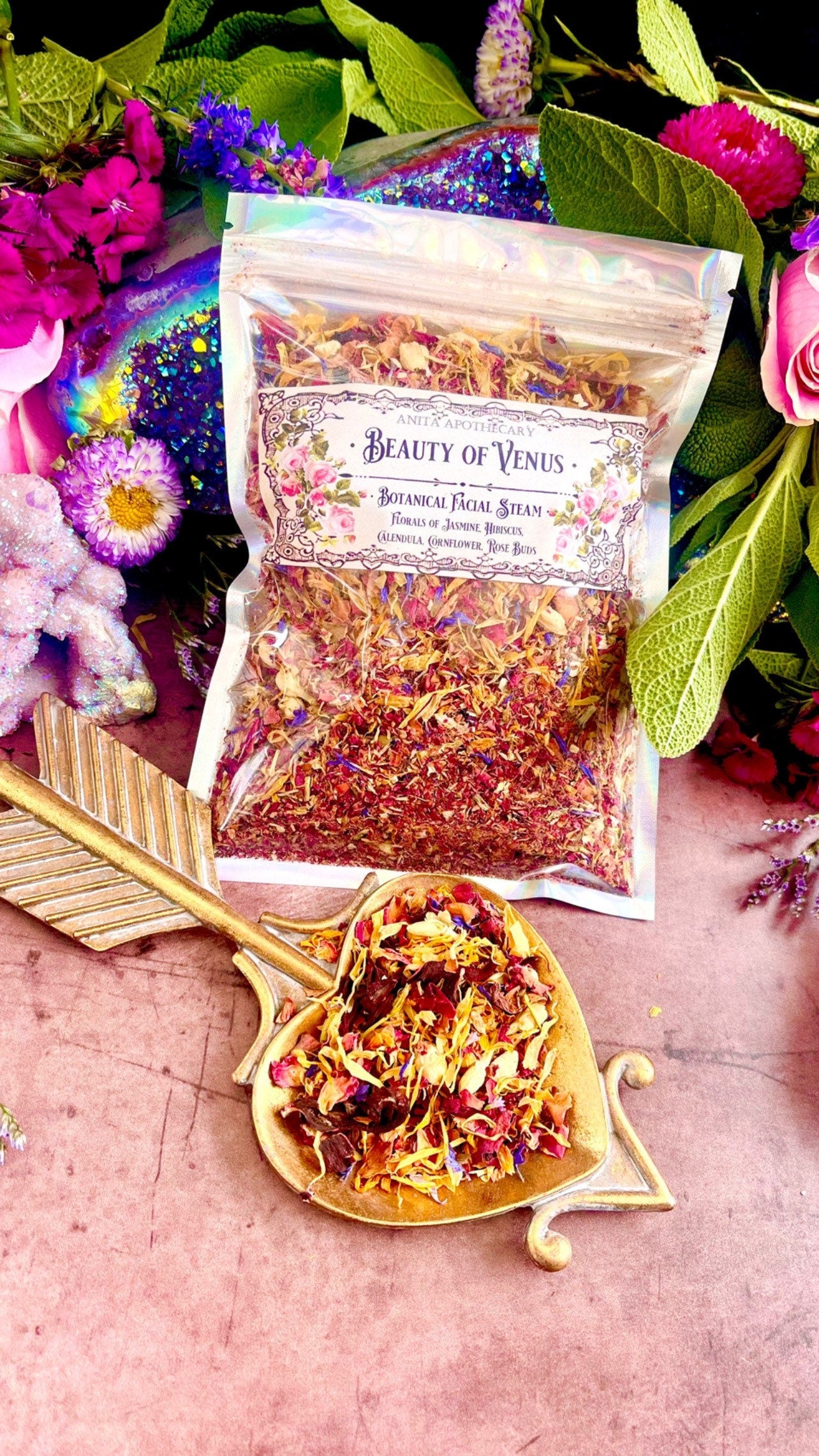 Beauty of Venus Botanical Beauty Facial Steam ~ Anita Apothecary, Facial Steam, Herbal Steam, Facial, Skin Care, Witch Beauty