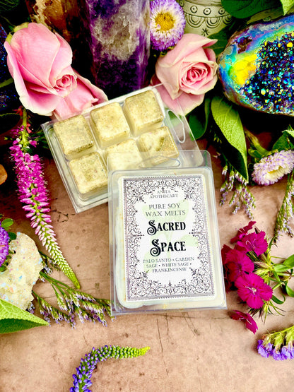 Sacred Space Magick Melts ~ Anita Apothecary, Witchy Wax Melts, Wax Melts, Snap Bar Wax, Cleansing Wax Melts