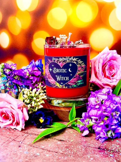 Erotic Witch Candle ~ Anita Apothecary, Erotic Witchery, Love Witch, Love Sex Magick, Sex Witchcraft, Erotic Magick, Witches Beauty Candle