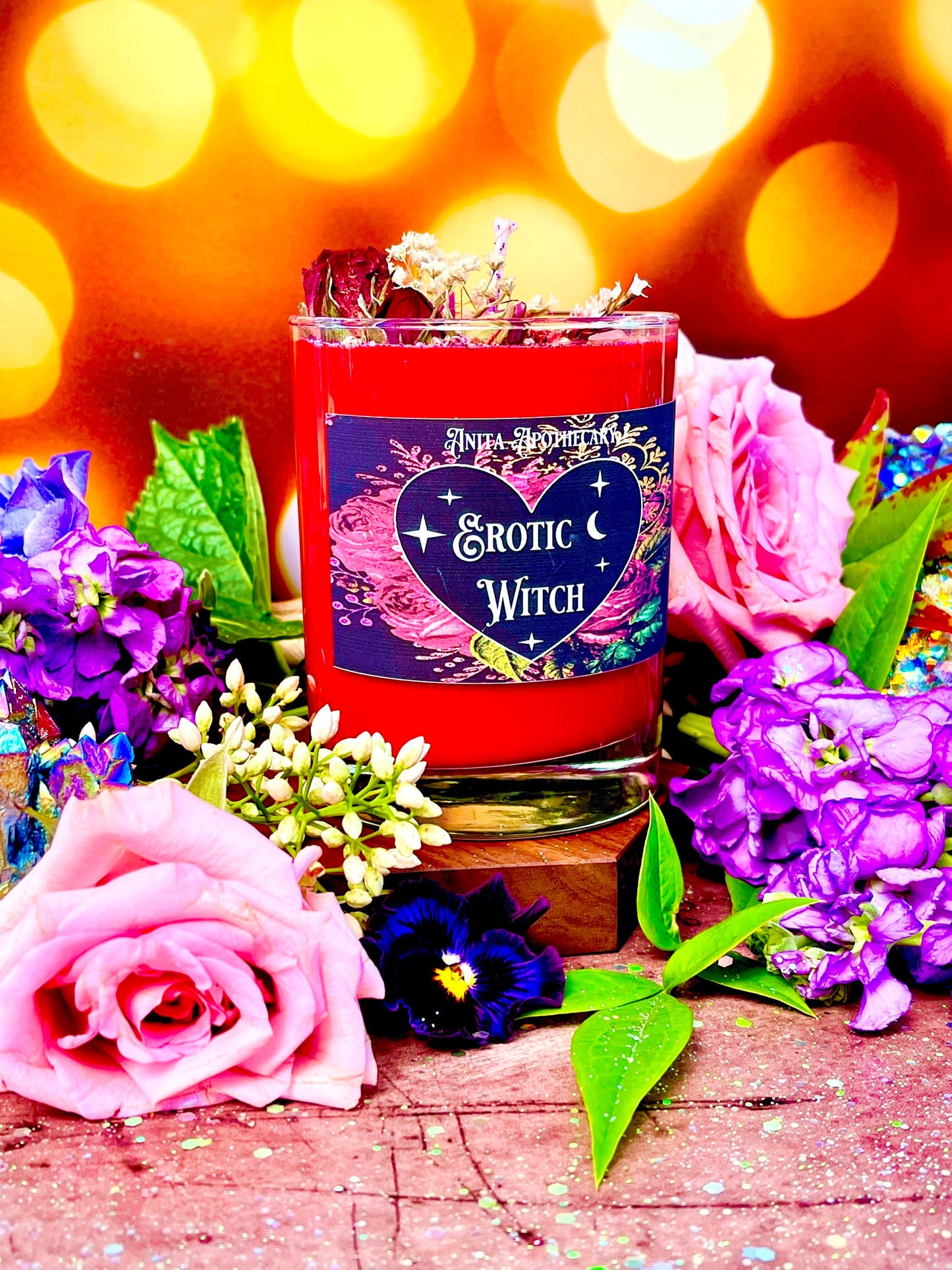 Erotic Witch Candle ~ Anita Apothecary, Erotic Witchery, Love Witch, Love Sex Magick, Sex Witchcraft, Erotic Magick, Witches Beauty Candle